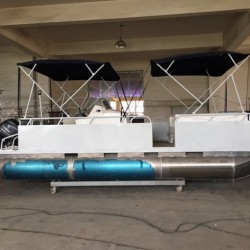 6m Hot Sale Recreational Floating Aluminum Pontoon Boat for Fishing