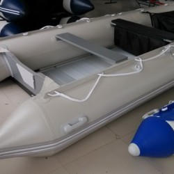 1.2mm PVC Boat (aluminum floor, light grey)