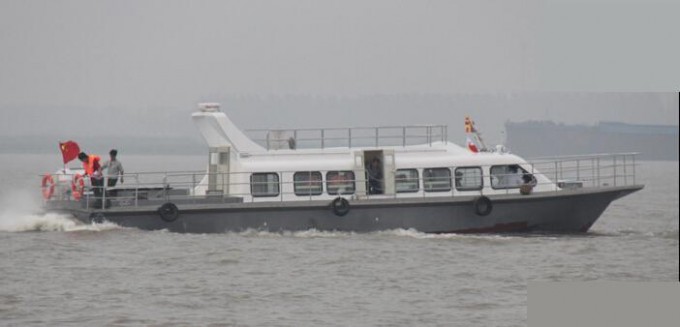 50seats Welded Aluminum Hull with Fiberglass Super Structure Passenger Boat Image1