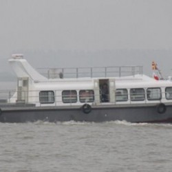 50seats Welded Aluminum Hull with Fiberglass Super Structure Passenger Boat