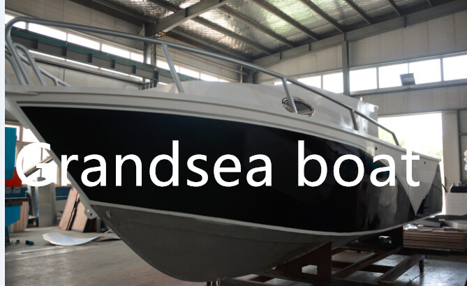 21FT Aluminum Cabin Fishing Boat for Sale Image1