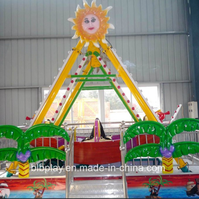 Kids Mini Pirate Ship with Trailer for Playgrounds Image1
