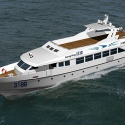 150seats Aluminum Coastal High Speed Passenger Boat
