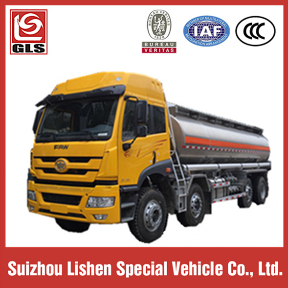Aluminum Alloy Oil Tanker with FAW Tractor Truck Image1