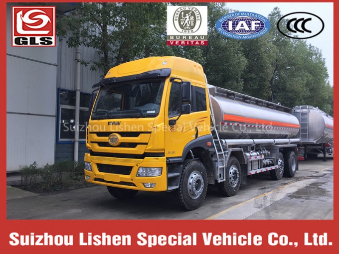 GLS 28000L Aluminum Fuel Tanker with 4 Axles Image1
