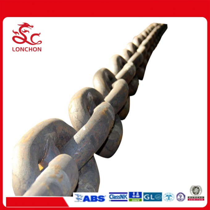 Flush Welded Stud Link Marine Anchor Chain Image1