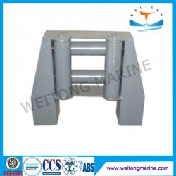 DIN Type Marine Roller Fairlead Four Rollers