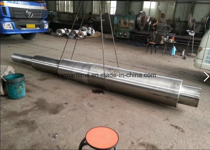 Customized Forging Machining Carbon Steel Marine Propeller Shaft Image1