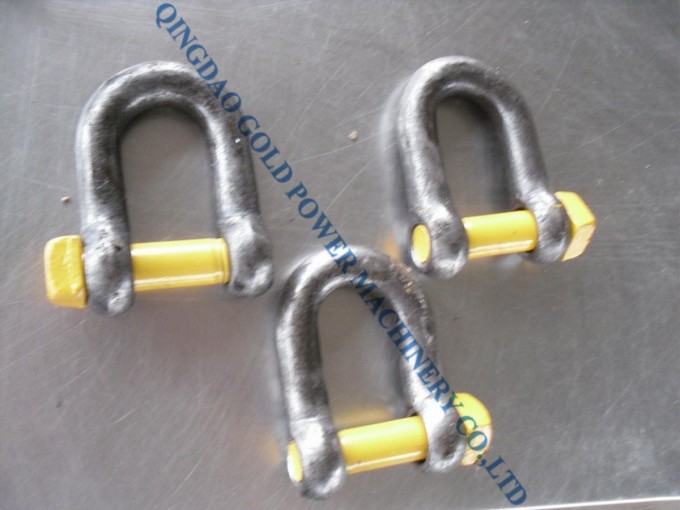 HDG Trawling European Screw Lifting Safety Shackle Bolt Marine Hardware Rigging Shackle Image1