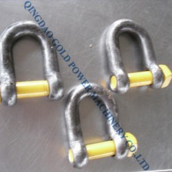 HDG Trawling European Screw Lifting Safety Shackle Bolt Marine Hardware Rigging Shackle