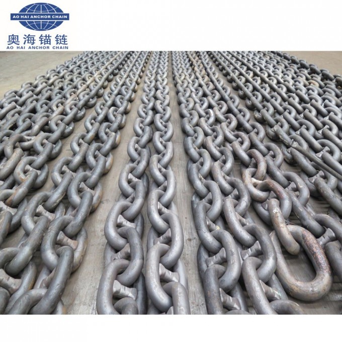 China CCS Certificate Hot Sale Marine Stud Link Anchor Chain Image1