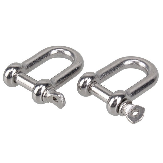 Stainless Steel Mini D Shackle Bolt Rigging Marine Hardware Fastener Image1