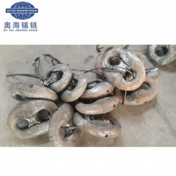 China Supplier Black Painted Kenter Shackle, Steel Kenter Marine Shackle Factory