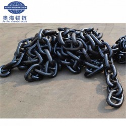 Marine Anchor Stud Chain Black Painted Grade U2 U3
