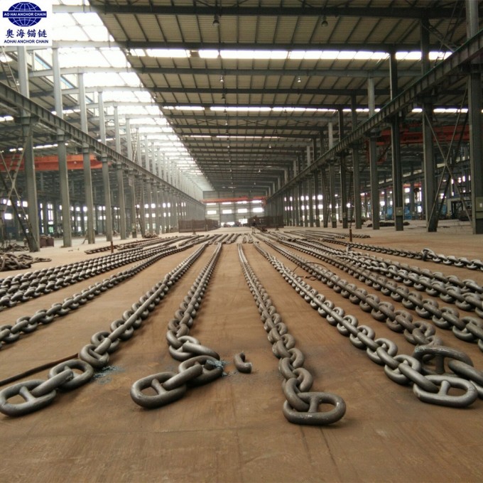28mm Marine Stud and Studless Open Link Anchor Chain Image1