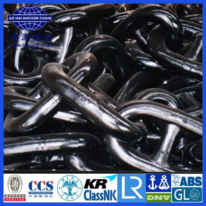 U2 66mm Stud Link Anchor Chain for Marine Image1