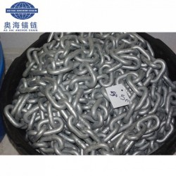 Smooth Welded Electric Galvanized Marine Shot Chain for Fishing Boat