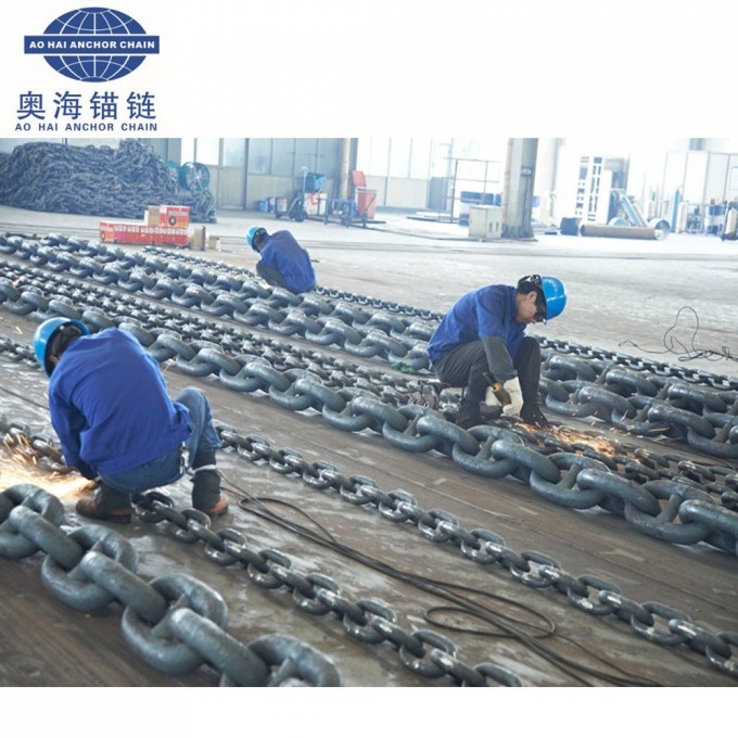 China Supplier Welded Marine Stud Link Anchor Chain Image1