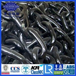 Painted Marine Mooring Chain