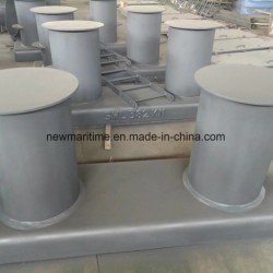 Marine JIS F 2001-1990 Boat Ship Double Bitts Mooring Bollard