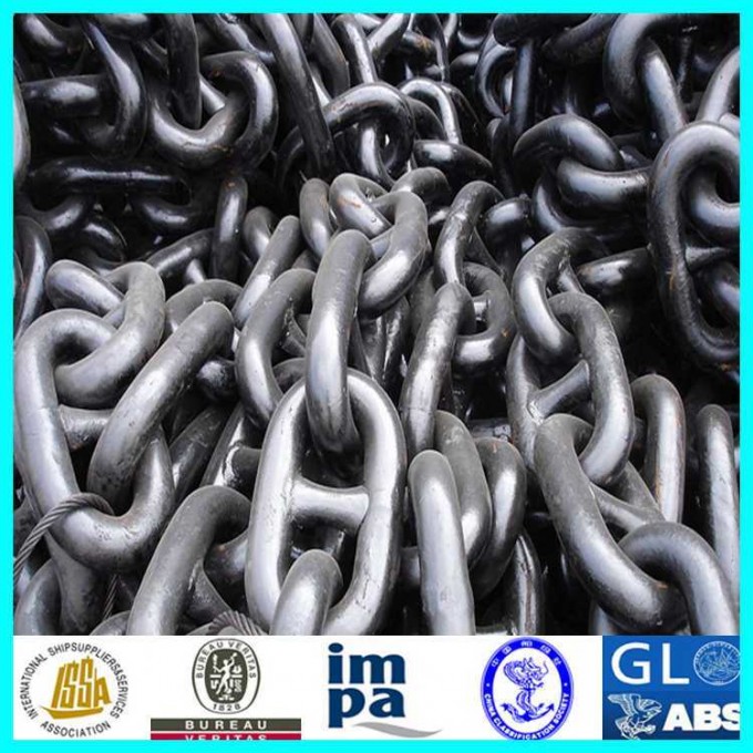 High Strength Anchor Chain Marine Steel Mooring Chain Image1