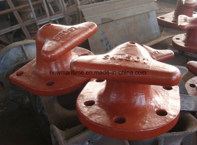 OEM Cast Iron Swl 15-200ton Marine Mooring Dock T-Head Bollard Image1