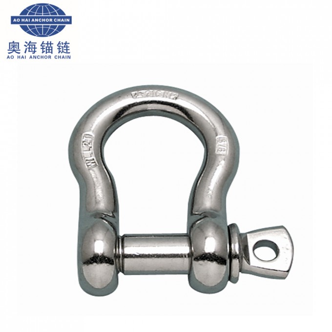 Hot Forged Stainless Steel 304/316 Bow Shackle Marine JIS Type Bow Shackle Image1