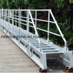 15m Marine Accommodation Ladder, Aluminum Ladder, Marine Gangway