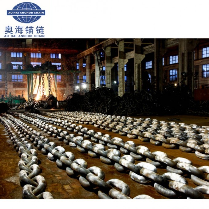 Grade U2 Grade U3 Stud Link Anchor Marine Chain Cable Mining Chain Image1