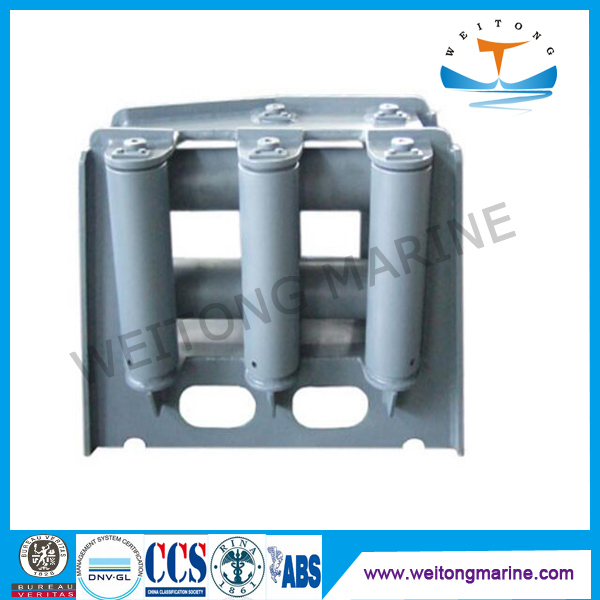 Marine Universal Roller Fairlead Marine Castings with Nine Rollers Image1