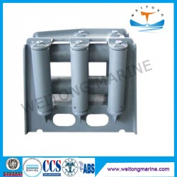 Marine Universal Roller Fairlead Marine Castings with Nine Rollers