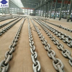 High Tensile 78mm Offshore Mooring Stud Link Marine Ship Anchor Chain for Sale
