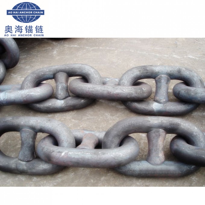Flash Welded Stud Link Marine Anchor Chain Manufacturer with ABS Kr Certificate Image1