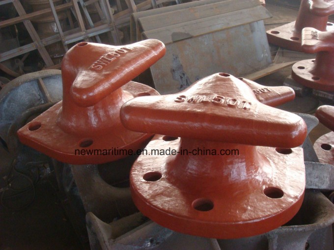 Customized T-Head Carbon Steel/Iron Bollard Marine Bollard Image1