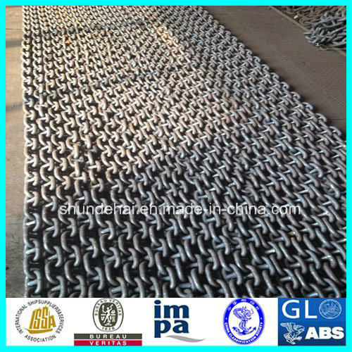 Factory 84 mm Marine Anchor Chain Mooring Chain Stud Link Mooring Chain Image1