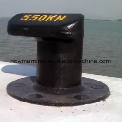 Black Painted Marine Bollards Meet JIS, DIN