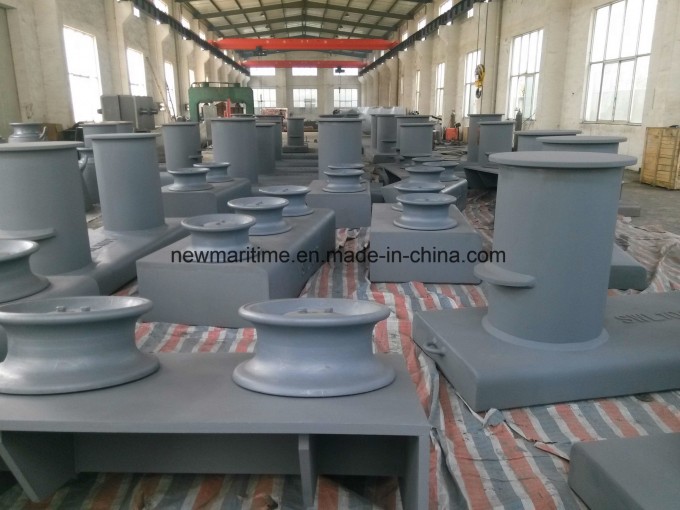Marine Mooring Bollard with Double Bitts Image1