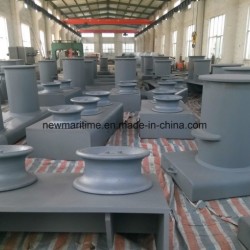 Marine Mooring Bollard with Double Bitts