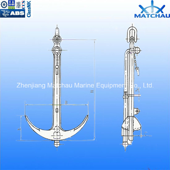 Marine Offshore Mooring Fast Admiralty Anchor Image1