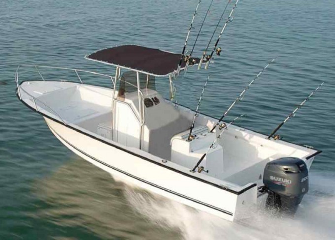 26FT Fishing Boat Steel Fiberglass 8m 6 Persons Image1