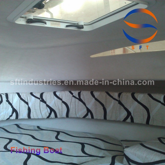 6.5m FRP Fiberglass Motor Speed Fishing Boat Made in China Image1