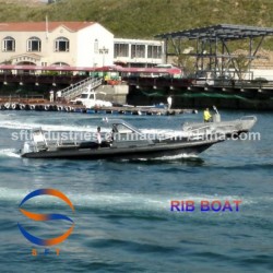 12m Fast Speed Hypalon/FRP Inflatable Rib Made in China