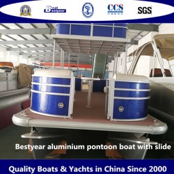 Bestyear Aluminium Pontoon Boat with Slide
