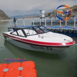 7.6m 12-14 Seats FRP Passenger Motor Speed China Boat