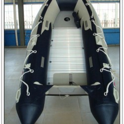 Inflatable Pontoon Boat with Aluminum Floor (FWS-D360)