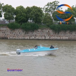 6m FRP Fiberglass Speed Tubing Waterskiing Boat Bowrider China