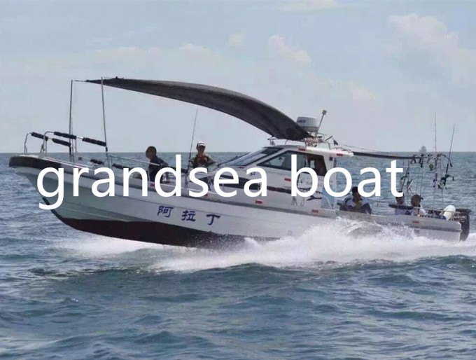 FRP Panga Cabin Fishing Boat for Sale Image1