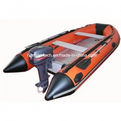 Inflatable and Fiberglass Fishing Boat