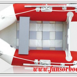 Funsor Inflatable Rowing Boat with Slatted Floor