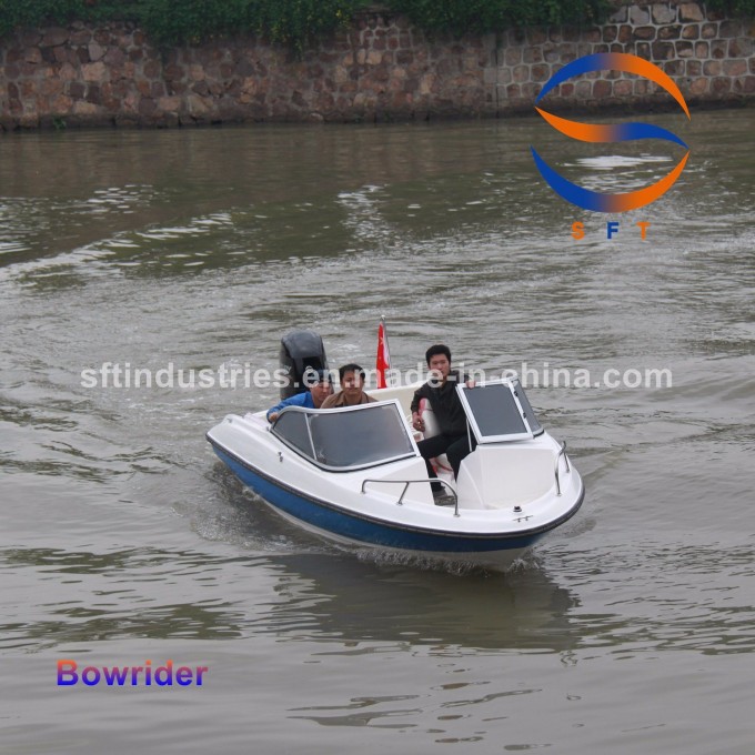 5.38m Length 6p Fiberglass FRP Bowrider Speed Fishing Boat Image1